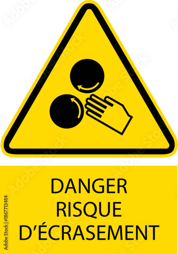 Danger risqure d'écrasement