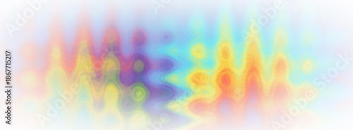 Pastel rainbow blurred background. banner, copy space
