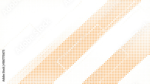 Abstract Orange Diagonal Halftone Pattern With Modern Minimal Background Vector Illustration