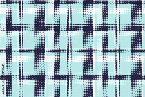 Kid background vector seamless, crease fabric tartan pattern. Table cloth textile check plaid texture in light and dark colors.