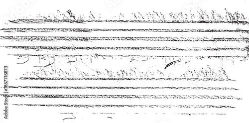 Vector brush stroke texture. Distressed uneven grunge background. Abstract vector illustration. Overlay over any design to create interesting effect and depth. Black isolated on white. EPS10