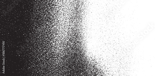 Abstract vector noise vanishing. Subtle grunge texture overlay with fine particles isolated on a white background. EPS10.