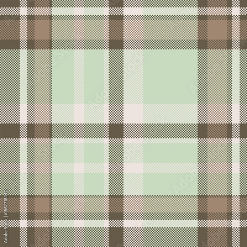 Baby texture vector check, canvas seamless pattern tartan. Ornament fabric background textile plaid in pastel and light colors.