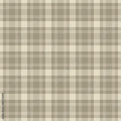 Picnic pattern plaid texture, elegance vector check background. Packaging fabric tartan seamless textile in pastel and light colors.