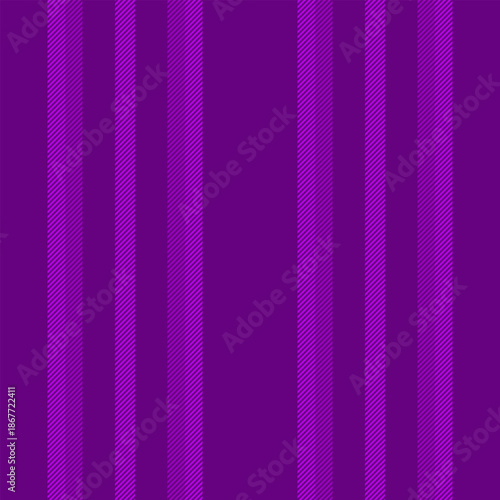 Lale pattern vector texture, scrapbooking seamless textile vertical. Sove lines stripe fabric background in purple and bright colors.