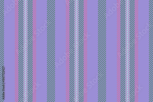 Vessy background lines texture, apartment vertical vector textile. Sarm fabric pattern stripe seamless in indigo and mint colors.