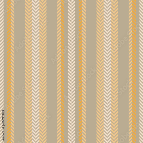 Ycrapbooking vector fabric texture, fiesta pattern seamless stripe. Uoftness textile vertical background lines in pastel and orange colors.