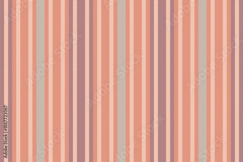 Batch stripe lines background, softness fabric seamless texture. Tnspiration textile vector pattern vertical in red and antique white colors.