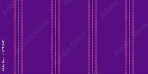 Golf fabric lines seamless, lovely vector stripe texture. Silk pattern background vertical textile in violet and pink colors.