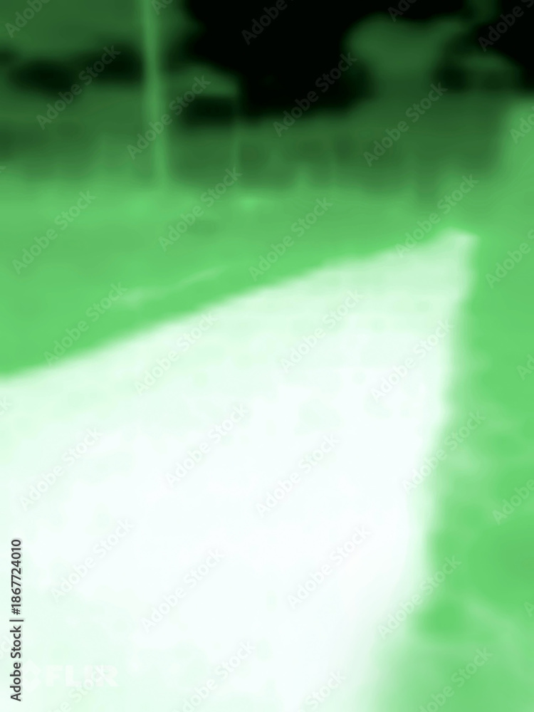 Naklejka premium Park gravel path by moonlight. Artistic depiction, image