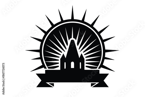 impression vector icon silhouette