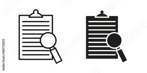 Compliance icons on white background. EPS 10. Editable linear style stroke. Vector icon