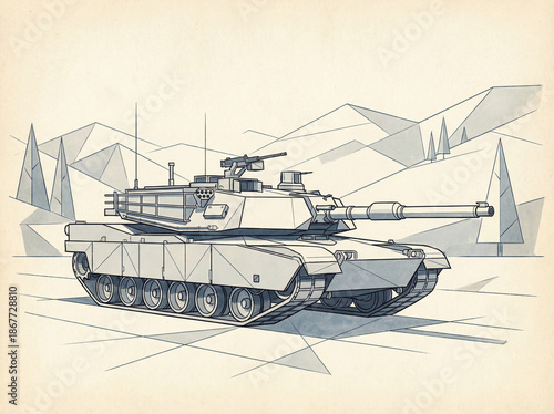 American main battle tank