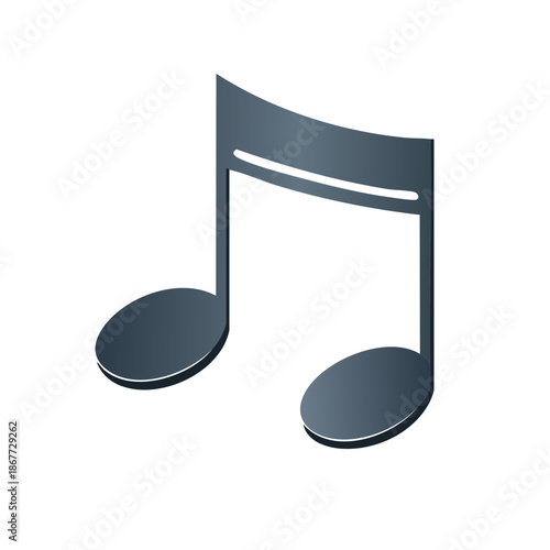 Isolated Quarter Music Note Symbol, Rhythmic Notation, Musical Notation, Music Appreciation, Harmony, Tone, Art Design