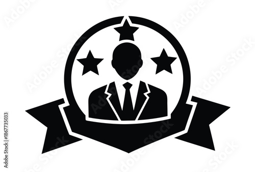 customer loyalty vector icon silhouette