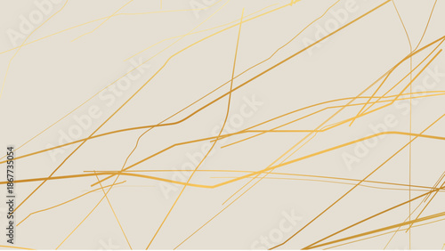 Gold Kintsugi crack pattern on whitish background