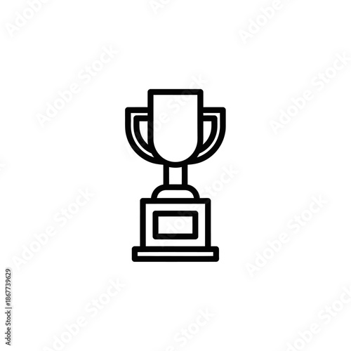 Elegant Trophy Award for Achievement Recognition in Sports or Competitions
