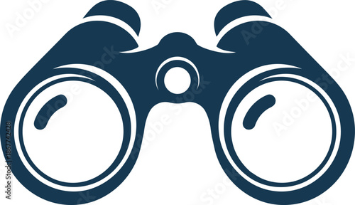 Binoculars icon Vector
