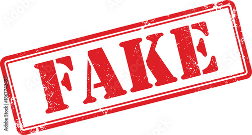 Fake stamp with grunge texture Vector