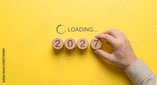 new year 2027 loading concept