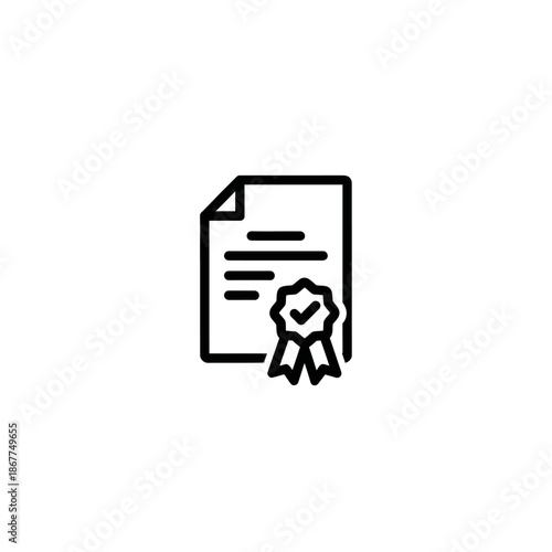 Official Certification Document with Seal and Signature for Professional Qualification