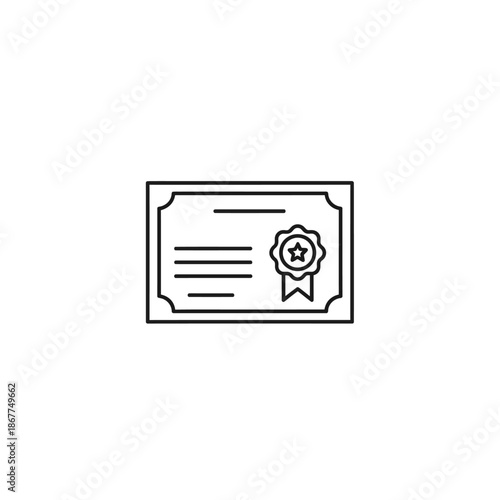 Official Certification Document with Seal and Text Illustration