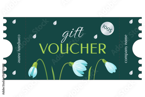 Gift Voucher $100 with Snowdrop, gift card