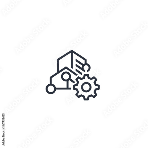 Technological Innovation and Engineering Concept Illustration