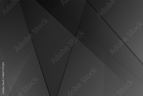 Modern abstract grey and white polygonal shapes creating clean vector background, EPS 10.