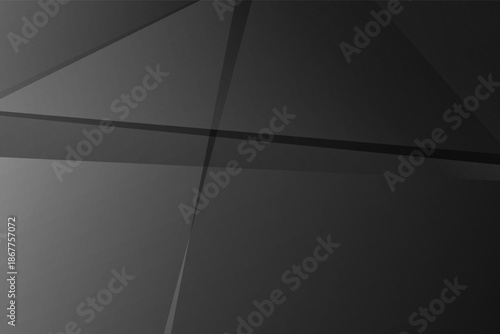 Modern abstract grey and white polygonal shapes creating clean vector background, EPS 10.