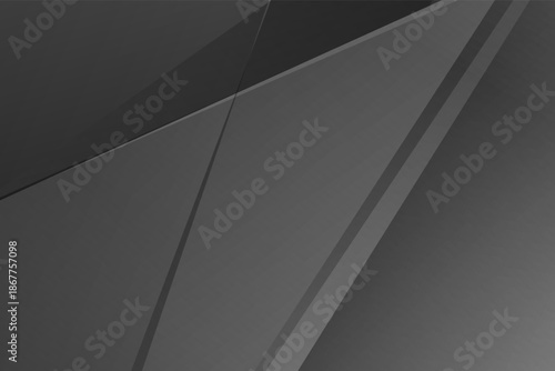 Modern abstract grey and white polygonal shapes creating clean vector background, EPS 10.