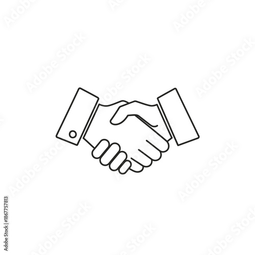 Close-Up of Handshake Symbolizing Business Agreement and Partnership