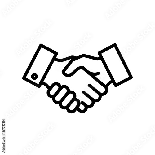 Close-up of Handshake Symbolizing Business Agreement and Partnership