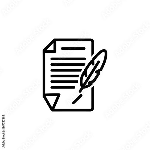 Creative Handwriting and Document Editing Concept for Business and Education