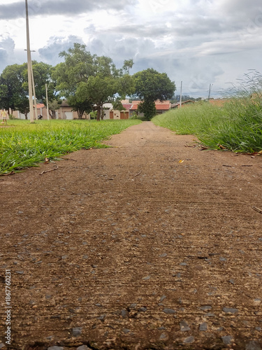 dirt road in the countryside