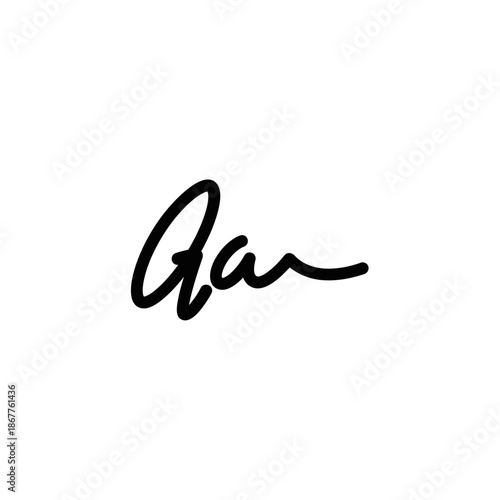 Signature Handwritten Script Logo for Branding and Creative Design