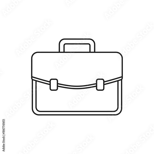 Vector Illustration of Business Briefcase for Professional Elements
