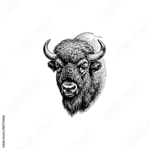 Buffalo engraving.