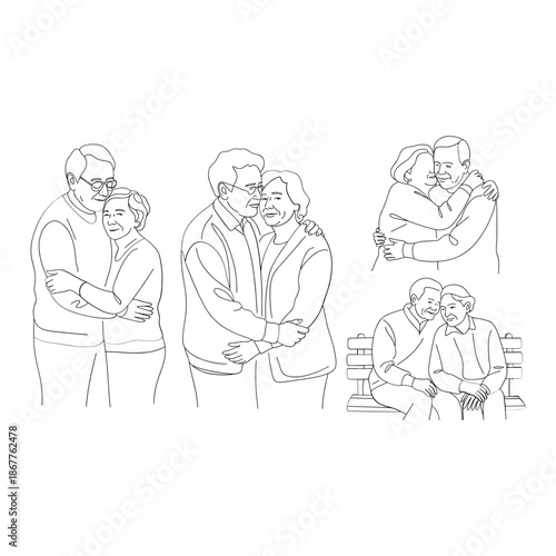 Couple sharing intimate moments