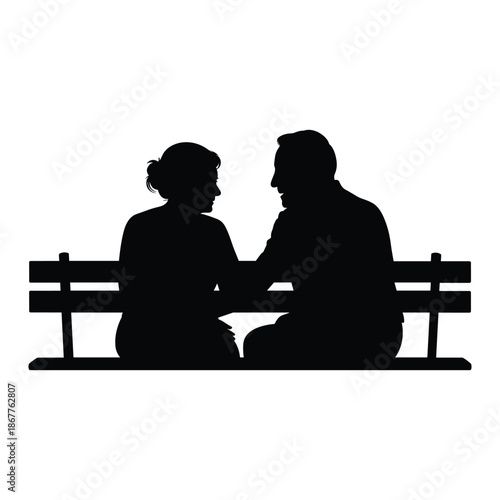 Couple on bench