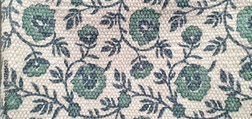 Floral fabric texture. Floral pattern wallpaper, floral background, fabric print. Interior design, home decor.