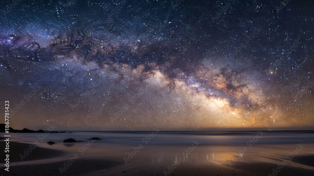 Fototapeta premium Dramatic sunbeams pierce through a dark, turbulent storm cloud over a powerful ocean wave.