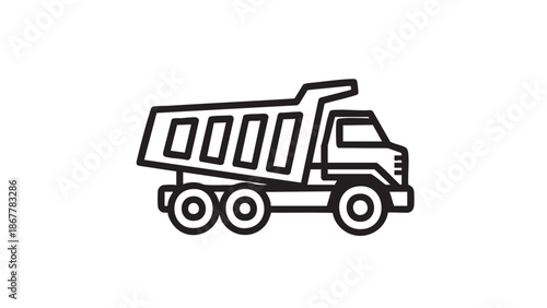 A simple line drawing of a small boat with oars on a white background