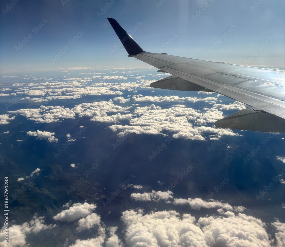 Obraz premium wing of airplane