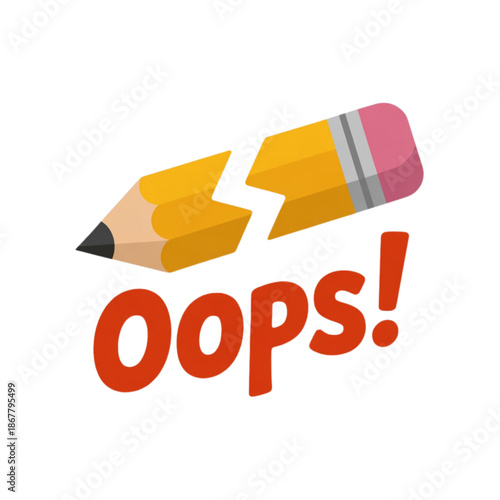 Exclamation of surprise isolated on white background, Vector, illustration