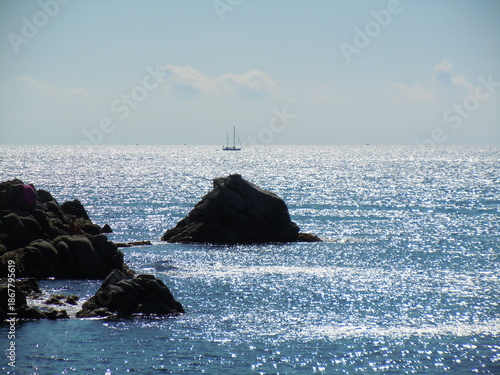 boat on the sea
