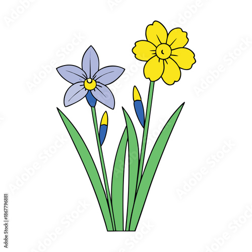 Wallpaper Mural Soft pink spring flowers bloom across fresh green fields, petals glowing in warm sunlight, creating a calm, romantic scene filled with renewal, fragrance, and gentle seasonal joy.
 Torontodigital.ca