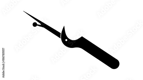 Vector illustration of an essential dental flosser for oral hygiene on transparent background, perfect for dental care concepts