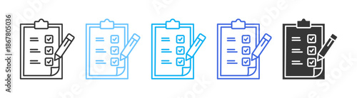 Accountability Icon Set Multiple Style Collection