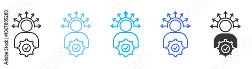 Outcome Icon Set Multiple Style Collection